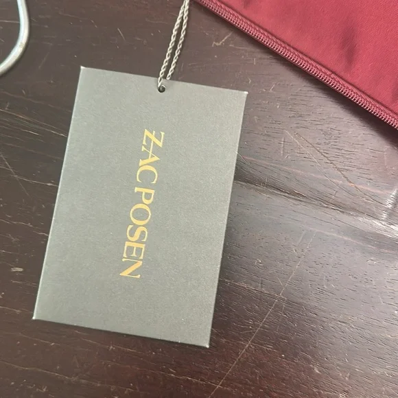 Zac Posen Strapless Dress in Deep Red Burgundy Size 6 NWT